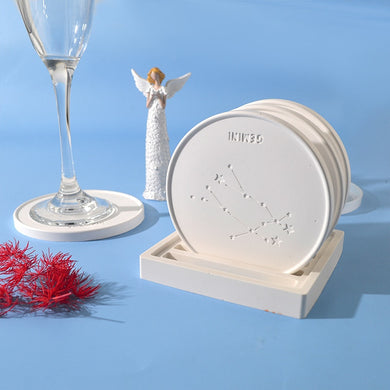 12Pcs Twelve Constellation Coaster