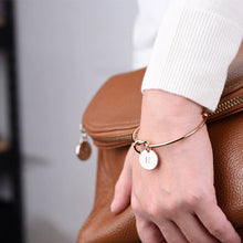 A-Z Charm Bracelets for Women Jewelry Pulseiras Initial Bracelets Bangles Open Knot Cuff Bangle Bracelets for Girlfriends